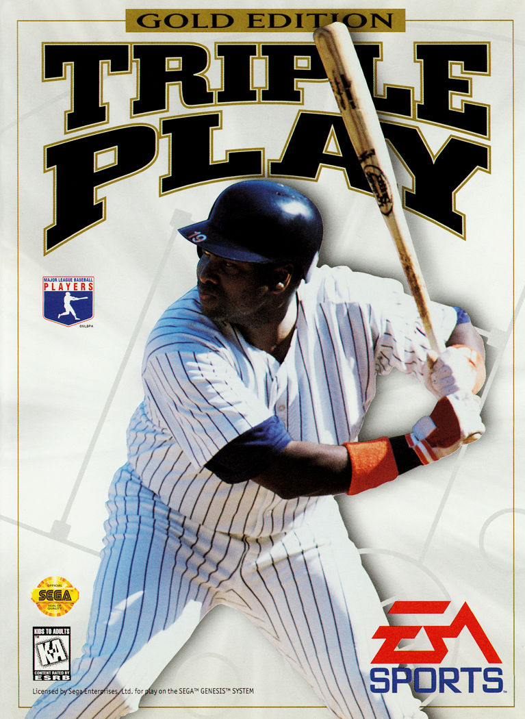 Triple Play Gold box art for Sega Genesis